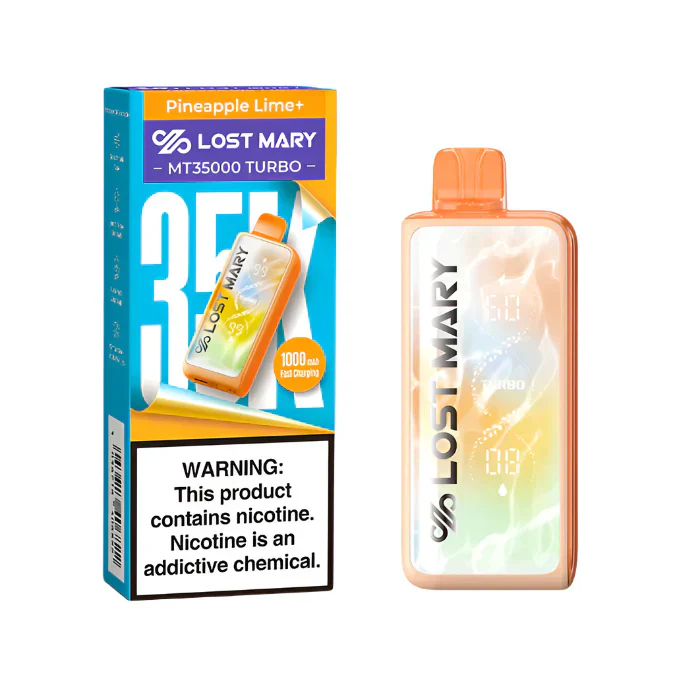 Pineapple Lime+ Lost Mary MT35000 Turbo Vape