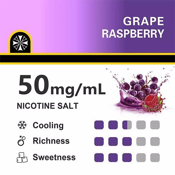 SEREIN MECH-PRO 10000 Puffs Grape Raspberry - Image 3